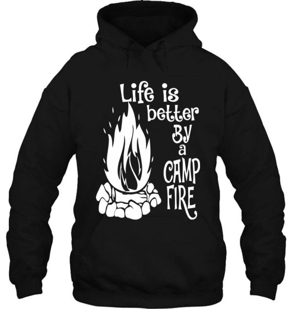 camping - campfire - campsite hoodie