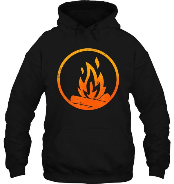 camping campfire circle ring campfire adventure outdoor camper funny mountain hoodie
