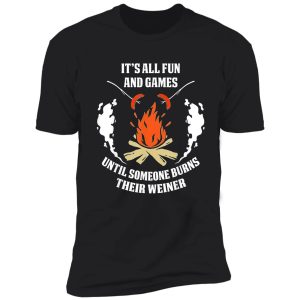 camping campfire shirt