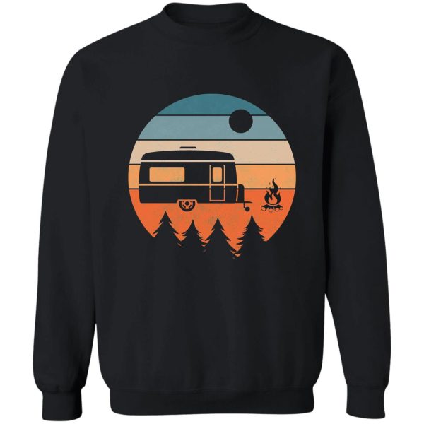 camping caravan camper camp tents mobile home sweatshirt