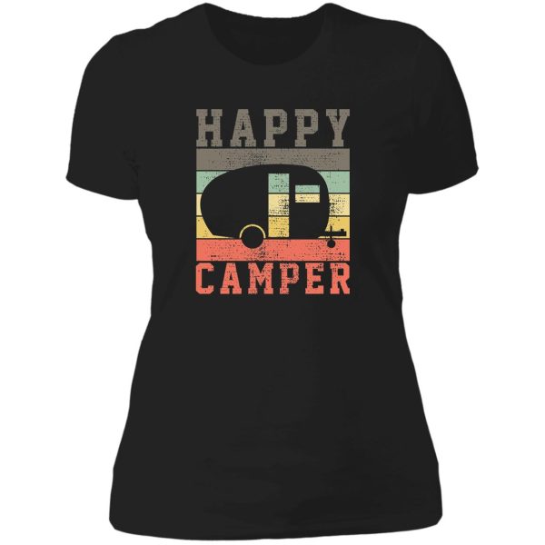 camping caravans lady t-shirt