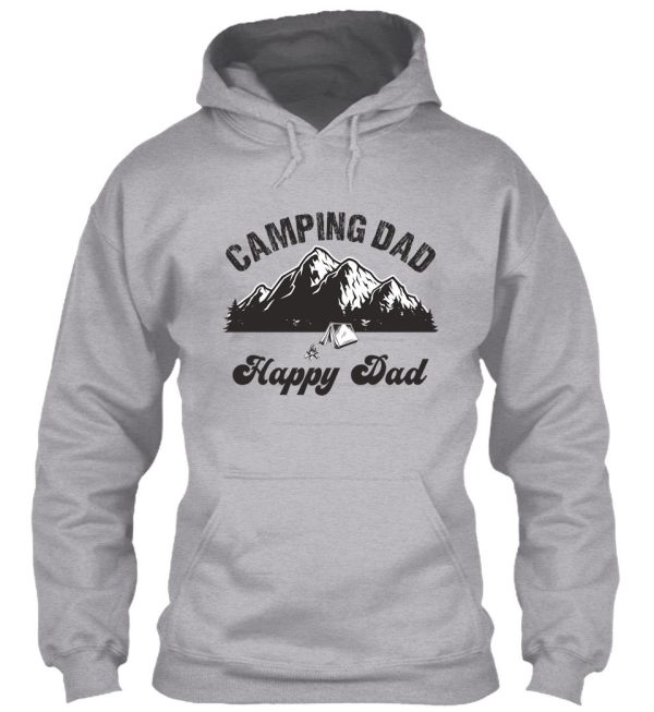 camping dad happy dad hoodie