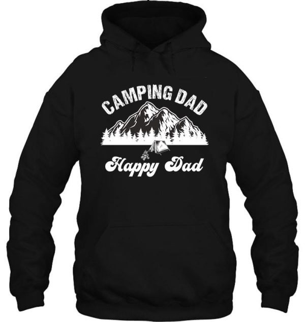 camping dad happy dad hoodie