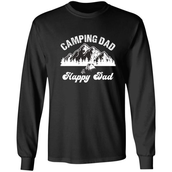 camping dad happy dad long sleeve