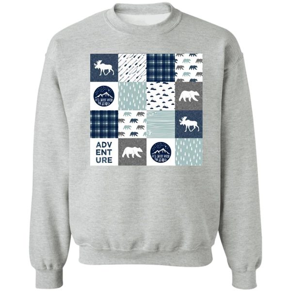 camping deer sweatshirt