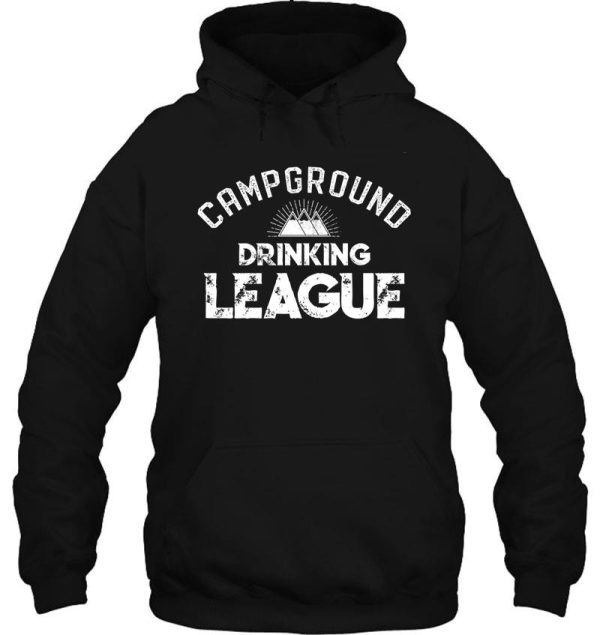 camping drinking funny camping hoodie