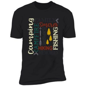 camping family vintage tee shirt