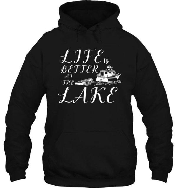 camping funny camping lake hoodie