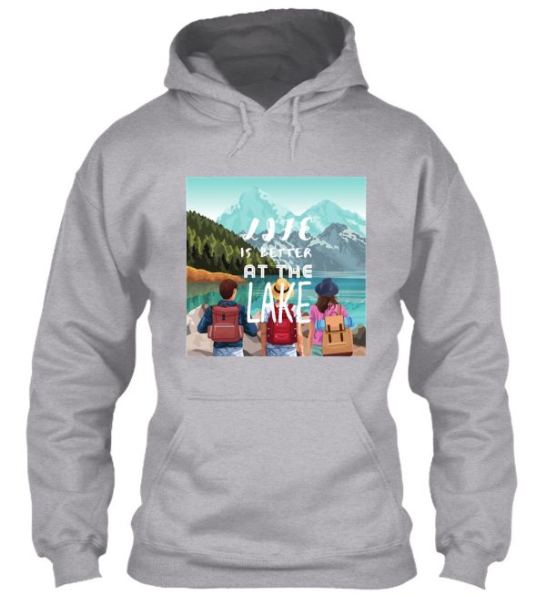 camping funny camping lake humor hoodie