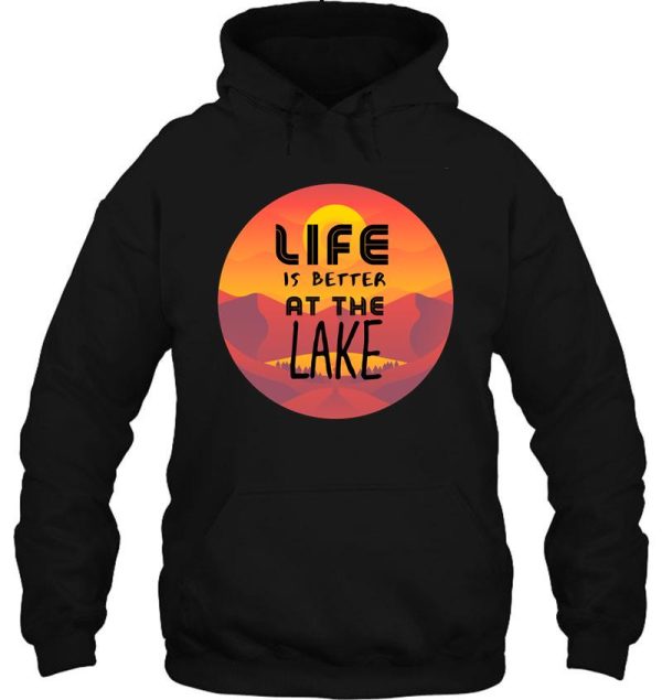 camping funny camping lake humor hoodie