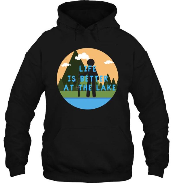 camping funny camping lake humor hoodie