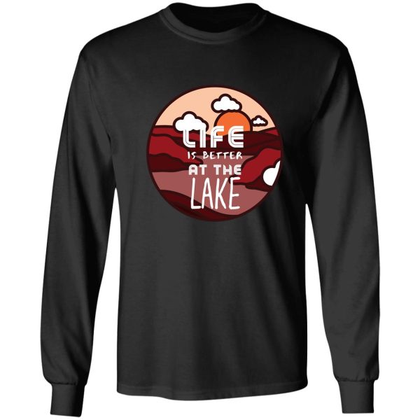 camping funny camping lake humor long sleeve