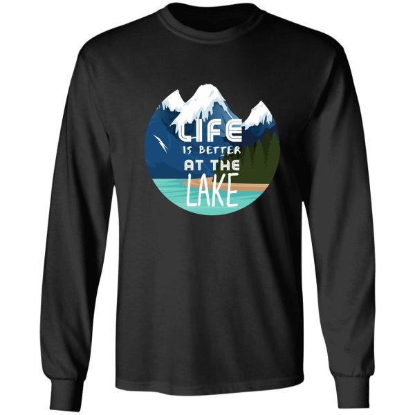 camping funny camping lake humor long sleeve