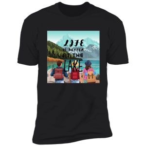 camping funny camping lake humor shirt