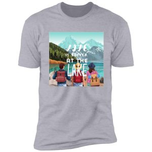 camping funny camping lake humor shirt