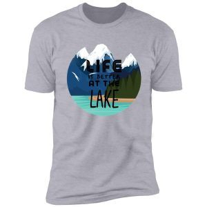 camping funny camping lake humor shirt