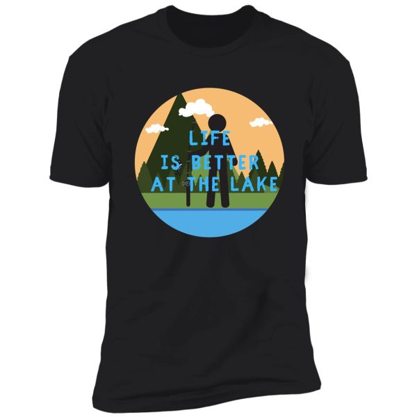 camping funny camping lake humor shirt