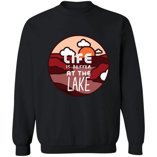 camping funny camping lake humor sweatshirt