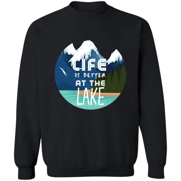 camping funny camping lake humor sweatshirt