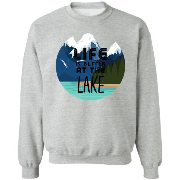 camping funny camping lake humor sweatshirt