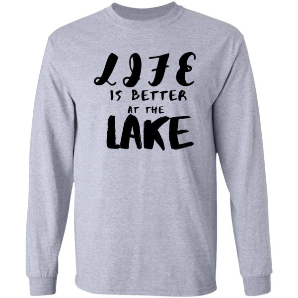 camping funny camping lake joke long sleeve