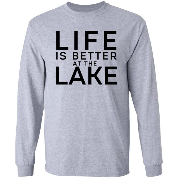 camping funny camping lake joke long sleeve