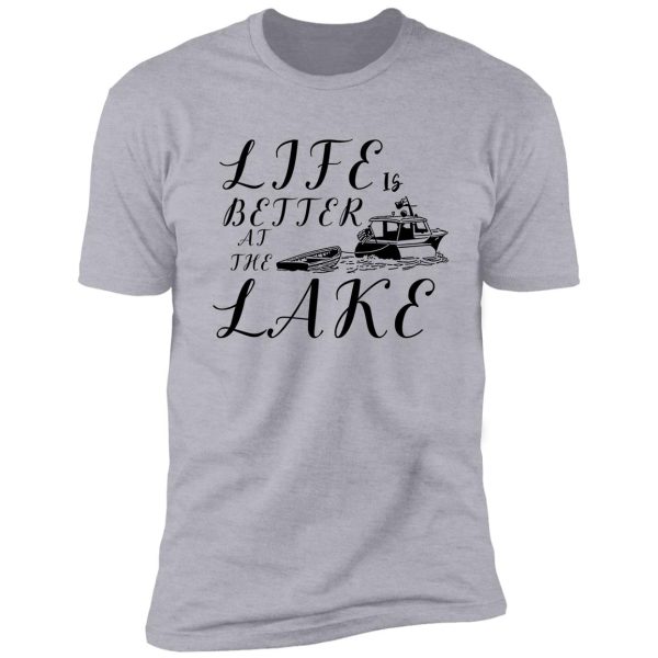 camping funny camping lake shirt