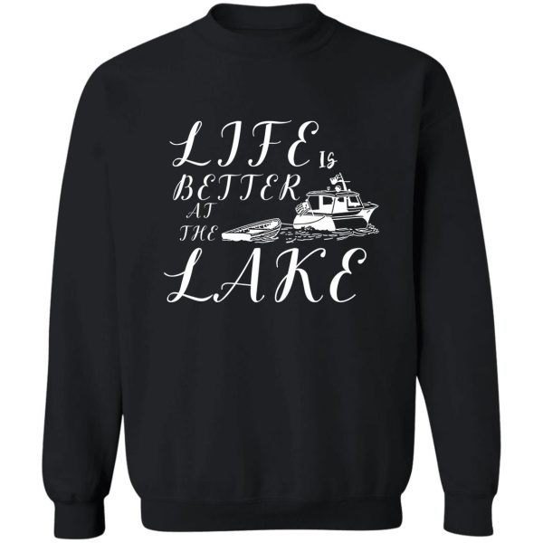 camping funny camping lake sweatshirt