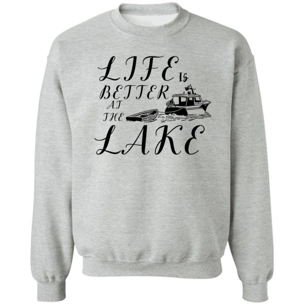 camping funny camping lake sweatshirt