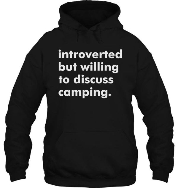 camping funny gift hoodie