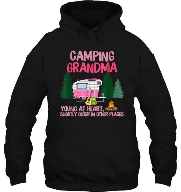 camping grandma camping for mimi gigi hoodie