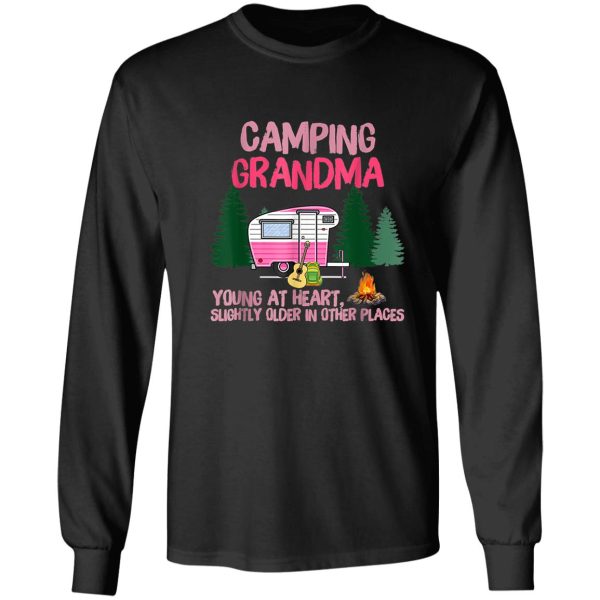 camping grandma camping for mimi gigi long sleeve