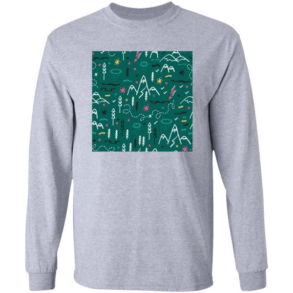 camping green long sleeve