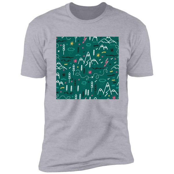 camping green shirt