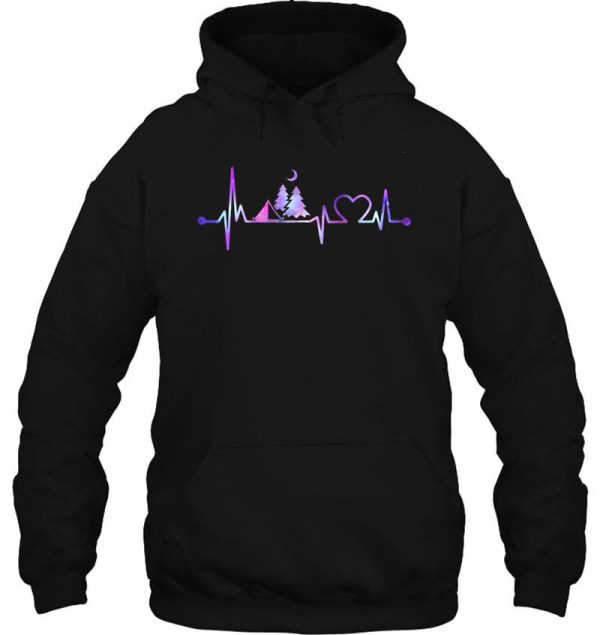 camping heartbeat galaxy camping heartbeat camping galaxy hoodie