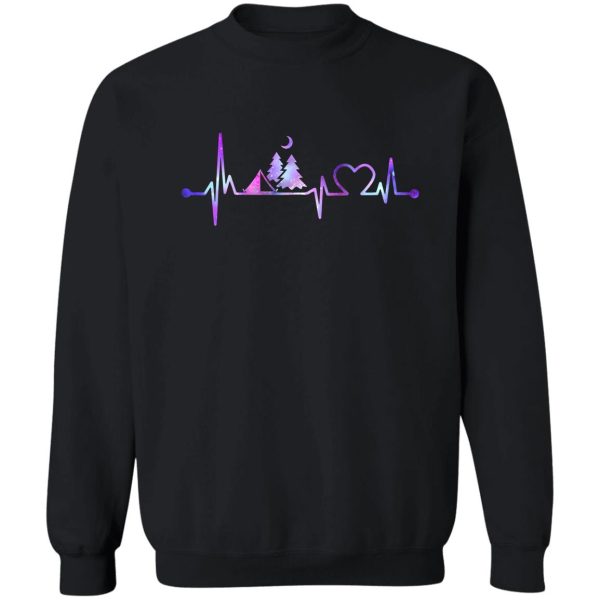 camping heartbeat galaxy camping heartbeat camping galaxy sweatshirt