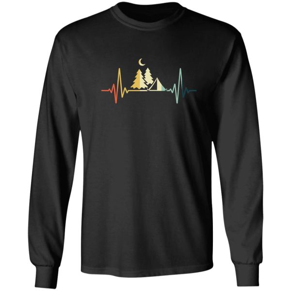 camping heartbeat vintage camping heartbeat camping vintage long sleeve