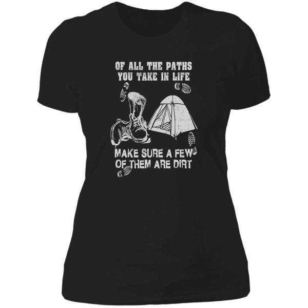 camping - hiking - whiskey lady t-shirt