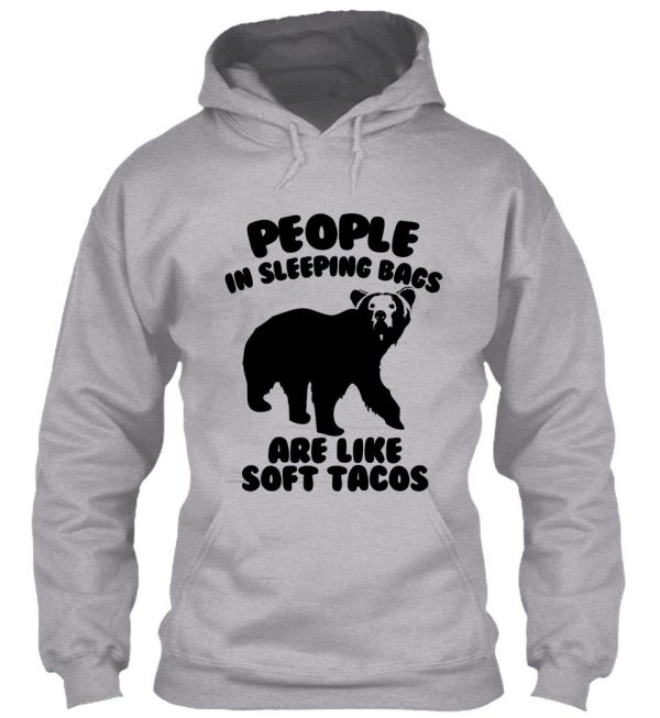 camping humor - bear food hoodie