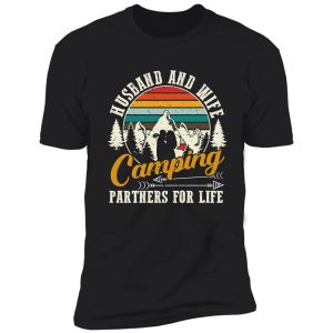 camping- husband and wife shirt