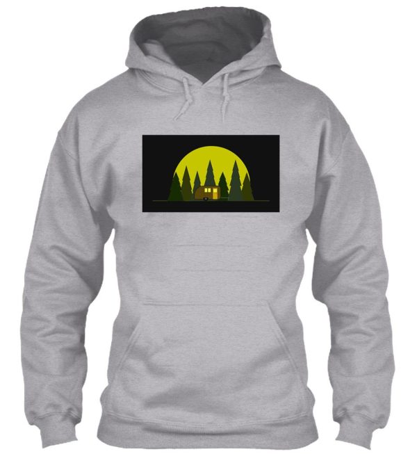 camping in the woods hoodie