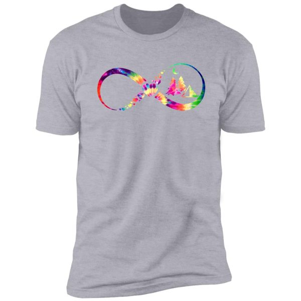 camping infinity tie dye shirt