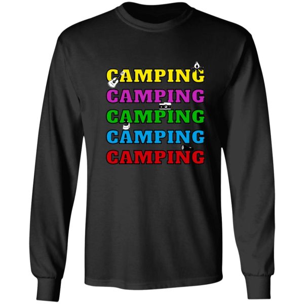 camping is a lifestile long sleeve