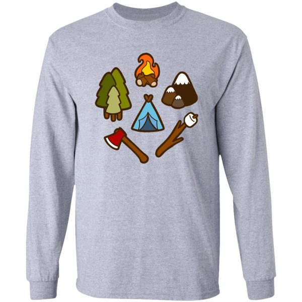 camping is cool long sleeve