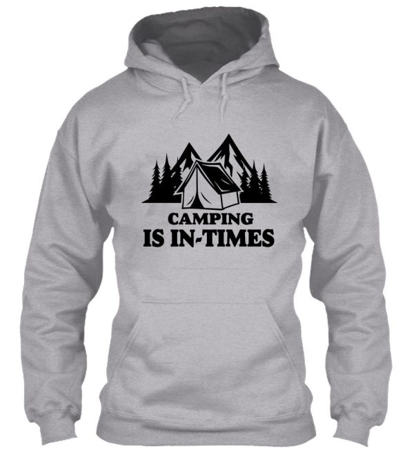 camping is in times hoodie