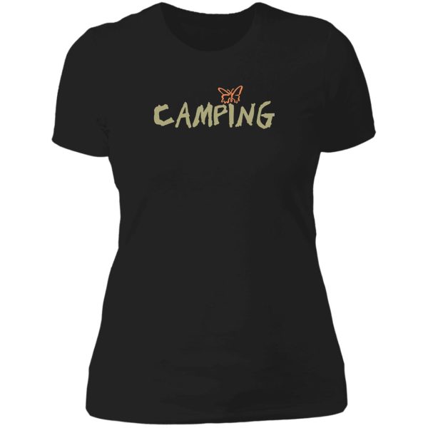 camping is my love language lady t-shirt