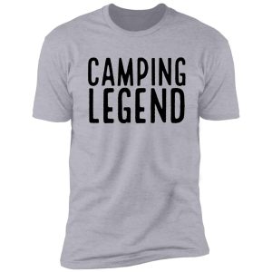 camping legend art camping travel shirt