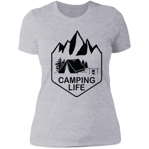 camping life lady t-shirt