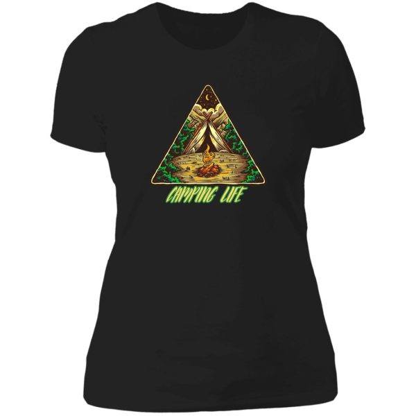 camping life lady t-shirt