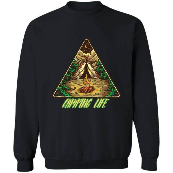 camping life sweatshirt